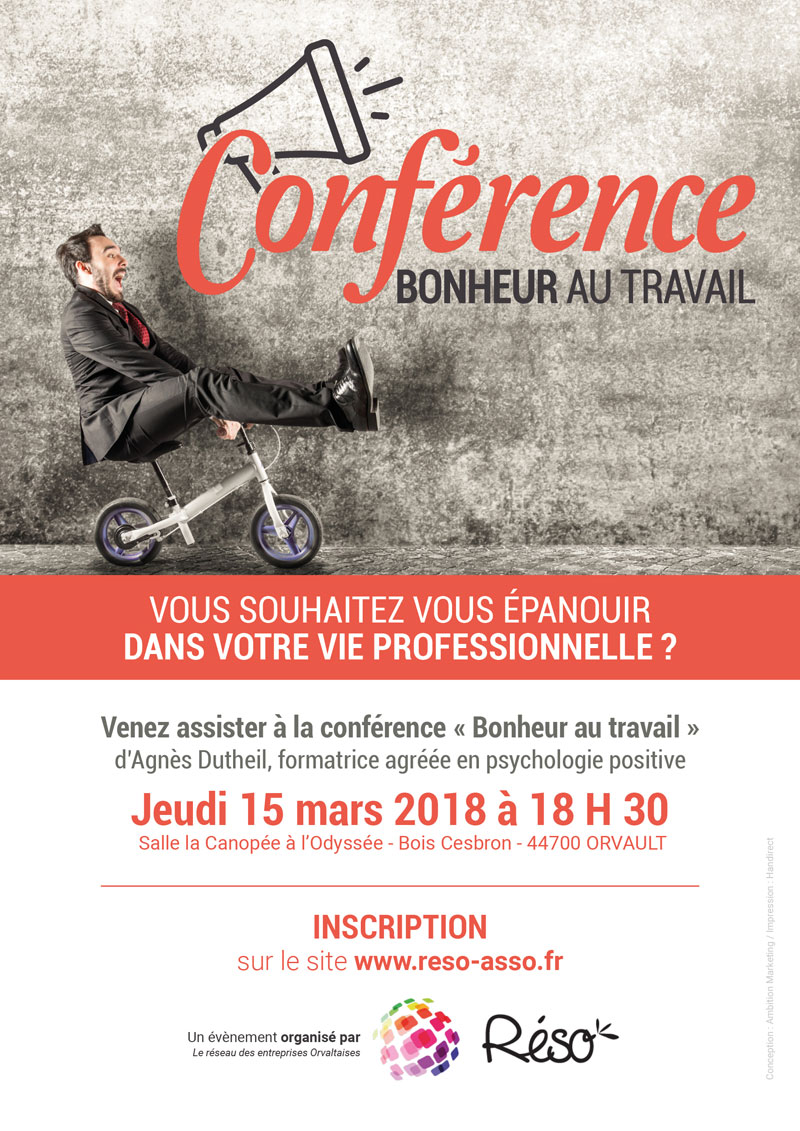 « Le bonheur au travail » : Conférence d’Agnès Dutheil